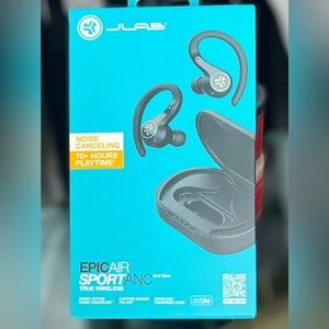 NIB JLab Epic Air Sport ANC 2nd Generation True Wireless Earbuds